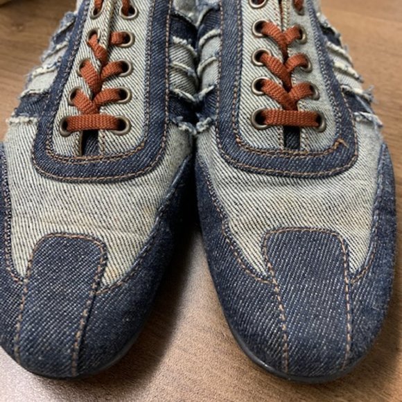 Dolce & Gabbana Shoes Women Sneakers Size 37 Blue - Picture 1 of 8